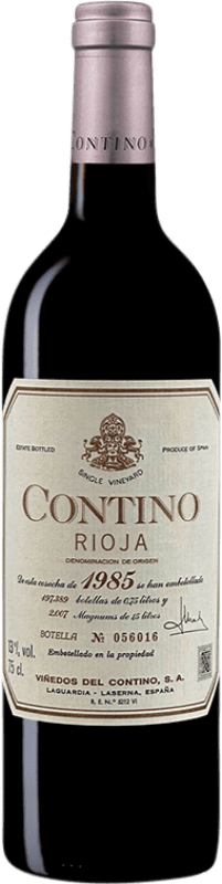 296,95 € Free Shipping | Red wine Viñedos del Contino Reserve 1985 D.O.Ca. Rioja The Rioja Spain Tempranillo, Grenache, Graciano, Mazuelo Bottle 75 cl