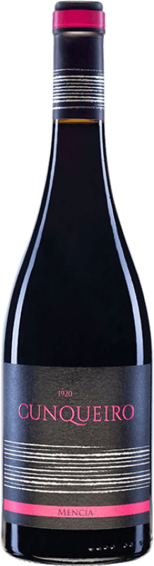 14,95 € Envio grátis | Vinho tinto Cunqueiro 1920-2020 D.O. Ribeiro Galiza Espanha Mencía Garrafa 75 cl