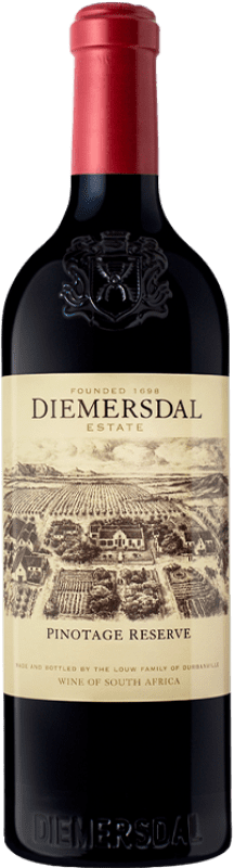 25,95 € Spedizione Gratuita | Vino Rosso Diemersdal Riserva Sud Africa Pinotage 75 cl