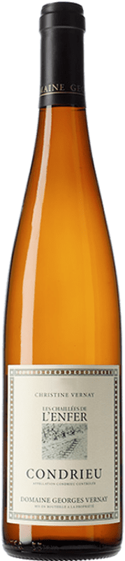 173,95 € Envio grátis | Vinho branco Georges-Vernay Chailées de l'Enfer A.O.C. Condrieu França Viognier Garrafa 75 cl