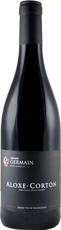 77,95 € Envio grátis | Vinho tinto Domaine Germain Père et Fils. Aloxe A.O.C. Corton França Pinot Preto Garrafa 75 cl