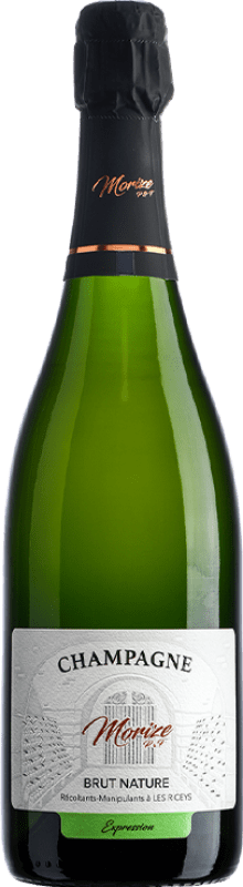 49,95 € 送料無料 | 白スパークリングワイン Domaine Morize Expression ブルットの自然 A.O.C. Champagne シャンパン フランス Pinot Black ボトル 75 cl