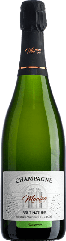 51,95 € Kostenloser Versand | Weißer Sekt Domaine Morize Expression Brut Nature A.O.C. Champagne Champagner Frankreich Pinot Noir — Spätburgunder Flasche 75 cl