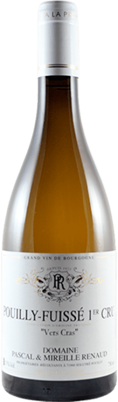 37,95 € Envío gratis | Vino Blanco Pascal & Mireille Renaud Vers Cras A.O.C. Pouilly-Fuissé Francia Chardonnay 75 cl