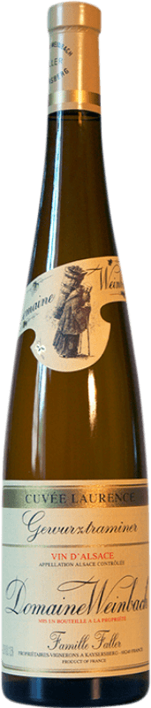59,95 € Envío gratis | Vino blanco Domaine Weinbach Cuvée Laurence A.O.C. Alsace Alsace Francia Gewürztraminer Botella 75 cl