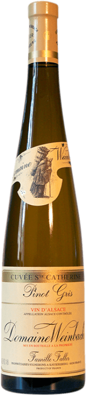 62,95 € Envío gratis | Vino blanco Domaine Weinbach Cuvée Sainte Catherine A.O.C. Alsace Alsace Francia Pinot Gris Botella 75 cl