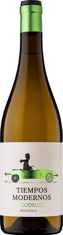 12,95 € Envio grátis | Vinho branco Lagar de Moha Tiempos Modernos Ecológico I.G.P. Vino de la Tierra de Castilla y León Castela e Leão Espanha Godello Garrafa 75 cl