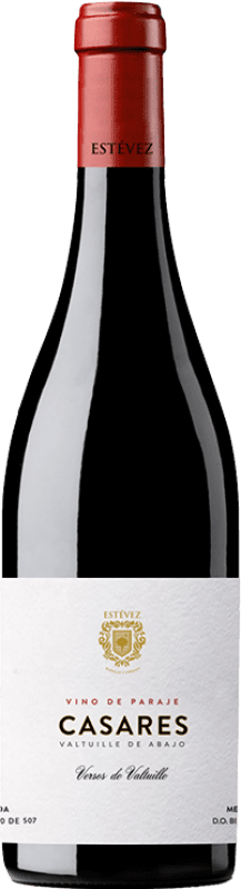 46,95 € Free Shipping | Red wine Estévez Versos de Valtuille Paraje Casares D.O. Bierzo Castilla y León Spain Mencía, Palomino Fino, Alicante Bouschet Bottle 75 cl