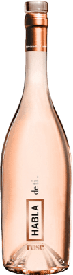 14,95 € 免费送货 | 玫瑰酒 Habla De ti Rosé 年轻的 I.G.P. Vino de la Tierra de Extremadura 埃斯特雷马杜拉 西班牙 Syrah, Grenache, Cinsault 瓶子 75 cl