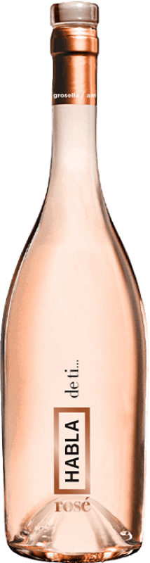 14,95 € Free Shipping | Rosé wine Habla Habla de ti Rosé I.G.P. Vino de la Tierra de Extremadura Estremadura Spain Syrah, Grenache, Cinsault Bottle 75 cl