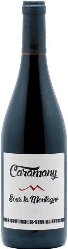 17,95 € Бесплатная доставка | Красное вино Jeff Carrel Caramany Sous La Montagne A.O.C. Côtes du Roussillon Villages Франция Syrah, Carignan бутылка 75 cl