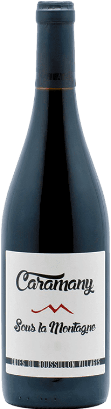 11,95 € Free Shipping | Red Wine Jeff Carrel Caramany Sous La Montagne Villages A.O.C. Côtes du Roussillon France Syrah — Shiraz, Cariñena — Carignan 75 cl