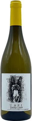 8,95 € Envio grátis | Vinho branco Jeff Carrel Vieille Mule Blanc I.G.P. Vin de Pays Côtes Catalanes França Macabeo Garrafa 75 cl