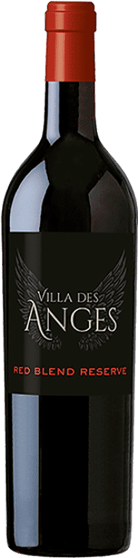 10,95 € Spedizione Gratuita | Vino Rosso Jeff Carrel Villa des Anges Blend Riserva I.G.P. Vin de Pays d'Oc Francia Merlot, Syrah, Cabernet Sauvignon 75 cl
