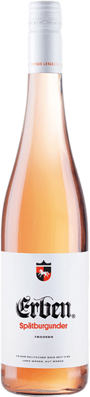 8,95 € 送料無料 | ロゼワイン Langguth Erben Q.b.A. Rheinhessen Rheinhessen ドイツ Pinot Black ボトル 75 cl