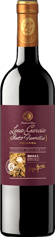 17,95 € Бесплатная доставка | Красное вино Leza старения D.O.Ca. Rioja Ла-Риоха Испания Tempranillo бутылка 75 cl