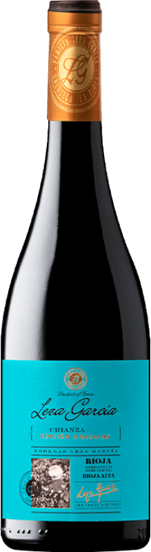 18,95 € Free Shipping | Red wine Leza Aged D.O.Ca. Rioja The Rioja Spain Graciano Bottle 75 cl