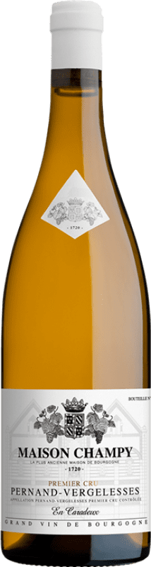 74,95 € 免费送货 | 白酒 Maison Champy Caradeux Premier Cru Blanc A.O.C. Pernand-Vergelesses 法国 Chardonnay 瓶子 75 cl
