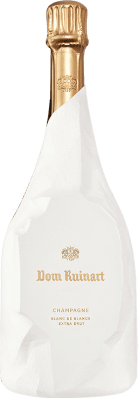 309,95 € Envío gratis | Espumoso blanco Ruinart Dom Ruinart Blanc de Blancs Second Skin A.O.C. Champagne Champagne Francia Chardonnay Botella 75 cl