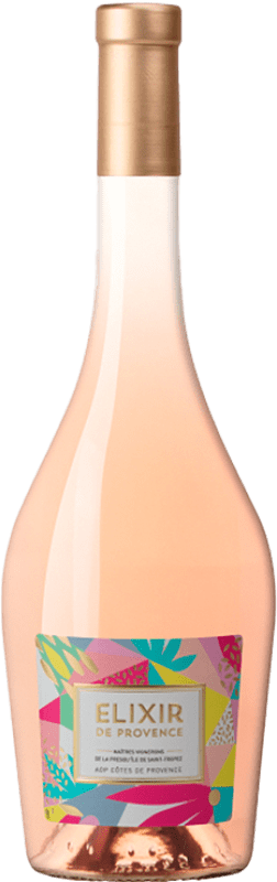 19,95 € Envio grátis | Vinho Rosé Les Maîtres Elixir A.O.C. Côtes de Provence Provença França Syrah, Garnacha — Grenache, Cinsault 75 cl