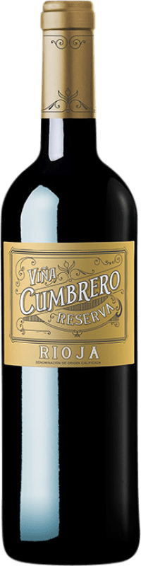 13,95 € 免费送货 | 红酒 Montecillo Viña Cumbrero 预订 D.O.Ca. Rioja 拉里奥哈 西班牙 Tempranillo 瓶子 75 cl