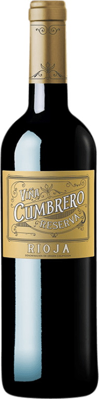 13,95 € Envoi gratuit | Vin Rouge Montecillo Viña Cumbrero Réserve D.O.Ca. Rioja La Rioja Espagne Tempranillo 75 cl