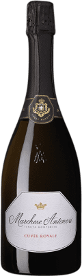 33,95 € Бесплатная доставка | Белое игристое Montenisa Marchese Antinori Cuvée Royale D.O.C.G. Franciacorta Италия Pinot Black, Chardonnay, Pinot White бутылка 75 cl