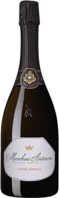 66,95 € Spedizione Gratuita | Spumante Bianco Montenisa Marchese Antinori Cuvée, Royale — Reale D.O.C.G. Franciacorta Italia Pinot Nero, Chardonnay, Pinot Bianco 75 cl