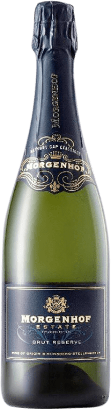 41,95 € Envio grátis | Espumante branco Morgenhof Methode Cap Clasique Brut Reserva W.O. Swartland África do Sul Pinot Preto, Chardonnay Garrafa 75 cl