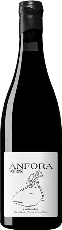 51,95 € Kostenloser Versand | Rotwein Nanclares Anfora Vermella D.O. Rías Baixas Galizien Spanien Caíño Schwarz Flasche 75 cl