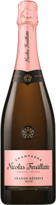 98,95 € 送料無料 | ロゼスパークリングワイン Nicolas Feuillatte Rosé グランド・リザーブ A.O.C. Champagne シャンパン フランス Pinot Black, Chardonnay, Pinot Meunier マグナムボトル 1,5 L