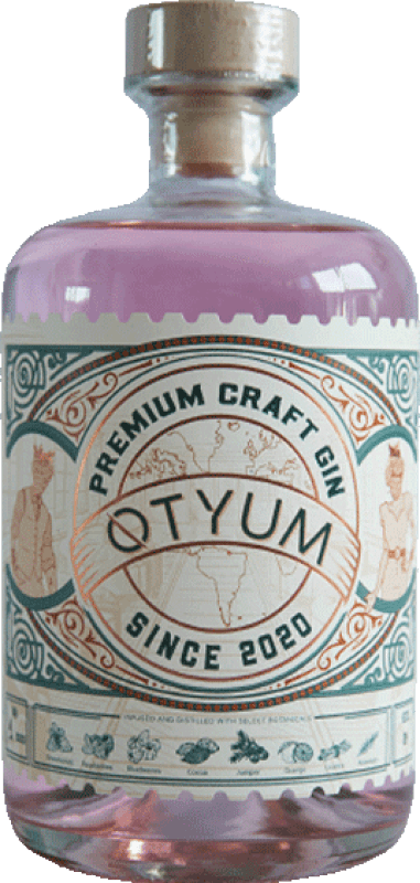 31,95 € Free Shipping | Gin Otyum. Premium Craft Madrid's community Spain Bottle 70 cl