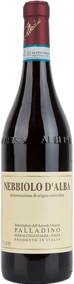 44,95 € 免费送货 | 红酒 Palladino D.O.C. Nebbiolo d'Alba 意大利 Nebbiolo 瓶子 75 cl