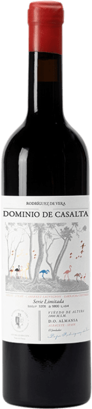 19,95 € Envío gratis | Vino Tinto Pepe Rodríguez de Vera Dominio de Casalta D.O. Almansa España Merlot, Syrah, Garnacha, Cabernet Sauvignon Botella 75 cl