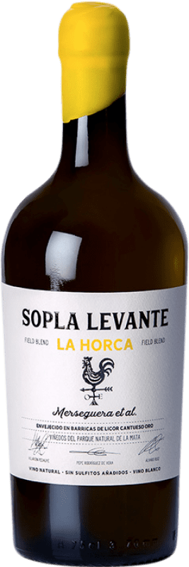 27,95 € Envío gratis | Vino blanco Pepe Rodríguez de Vera Sopla Levante La Horca D.O. Valencia Comunidad Valenciana España Merseguera Botella 75 cl