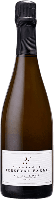 39,95 € Envio grátis | Espumante rosé Perseval Farge Rosé Premier Cru A.O.C. Champagne Champagne França Pinot Preto, Chardonnay, Pinot Meunier Garrafa 75 cl