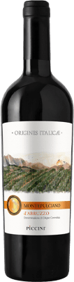 7,95 € 免费送货 | 红酒 Piccini D.O.C. Montepulciano d'Abruzzo 意大利 Montepulciano 瓶子 75 cl