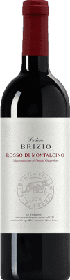 24,95 € Бесплатная доставка | Красное вино Brizio D.O.C. Rosso di Montalcino Италия Sangiovese бутылка 75 cl