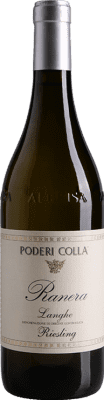 26,95 € Envio grátis | Vinho branco Poderi Colla Colla Ranera D.O.C. Langhe Itália Riesling Garrafa 75 cl