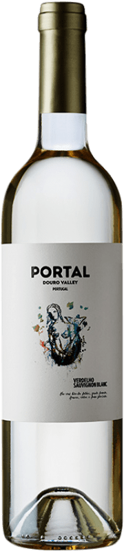 10,95 € Envio grátis | Vinho Branco Quinta do Portal Verdelho & Sauvignon Blanc I.G. Douro Douro Portugal Verdejo, Sauvignon 75 cl