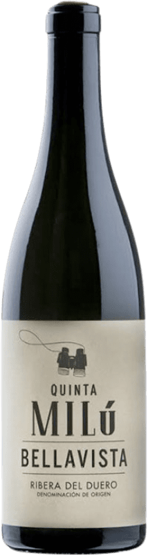 35,95 € 免费送货 | 红酒 Quinta Milú Bellavista D.O. Ribera del Duero 卡斯蒂利亚莱昂 西班牙 Tempranillo 瓶子 75 cl