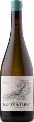 23,95 € Envío gratis | Vino Blanco Raíces del Miño D.O. Ribeiro Galicia España Treixadura 75 cl