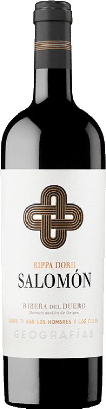 33,95 € Kostenloser Versand | Rotwein Rippa Dorii Salomón D.O. Ribera del Duero Kastilien und León Spanien Tempranillo Flasche 75 cl