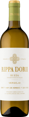 7,95 € 免费送货 | 白酒 Rippa Dorii D.O. Rueda 卡斯蒂利亚莱昂 西班牙 Verdejo 瓶子 75 cl