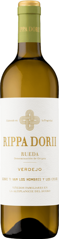 7,95 € Spedizione Gratuita | Vino bianco Rippa Dorii D.O. Rueda Castilla y León Spagna Verdejo Bottiglia 75 cl