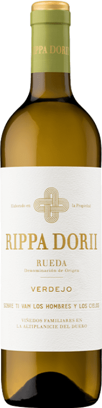 17,95 € Kostenloser Versand | Weißwein Rippa Dorii D.O. Rueda Kastilien und León Spanien Verdejo Flasche 75 cl