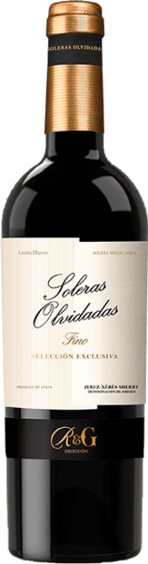 34,95 € Free Shipping | Fortified wine Rolland & Galarreta Soleras Olvidadas Fino D.O. Jerez-Xérès-Sherry Andalusia Spain Listán White Medium Bottle 50 cl