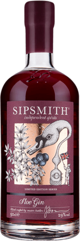 55,95 € Бесплатная доставка | Джин Sipsmith Sloe Gin Объединенное Королевство бутылка 70 cl