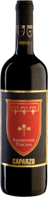 12,95 € Бесплатная доставка | Красное вино Caparzo I.G.T. Toscana Тоскана Италия Sangiovese — Санджовезе Бутылка 75 cl