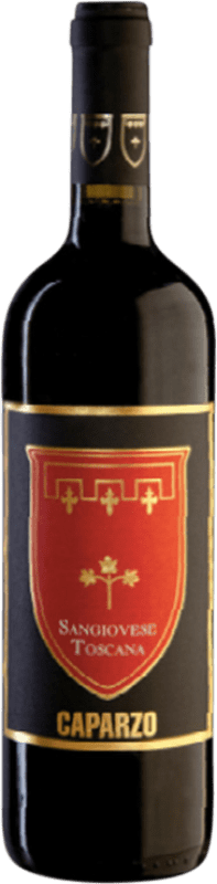 16,95 € Free Shipping | Red wine Caparzo I.G.T. Toscana Tuscany Italy Sangiovese Bottle 75 cl